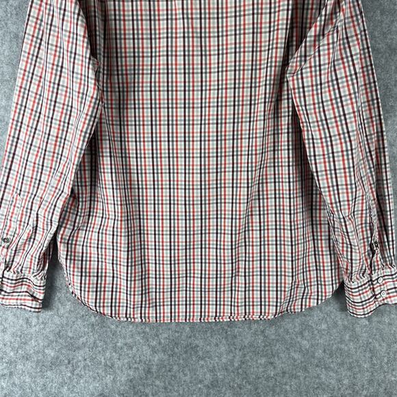 Rag Bone Tailored Workwear Shirt Mens Large Plaid Button Down Long Sleeve - Picture 13 of 16